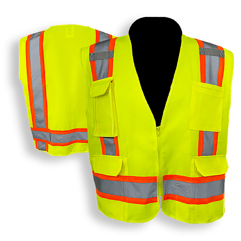 C2V X-CRASH 8V17G2H Safety Vest, Type R Class 2