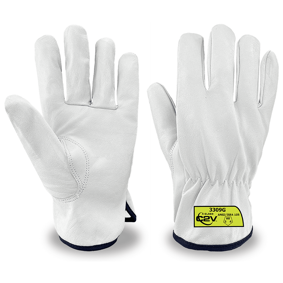 C2V X-SLASH 3309G Cut Resistant Glove, A6 Cut