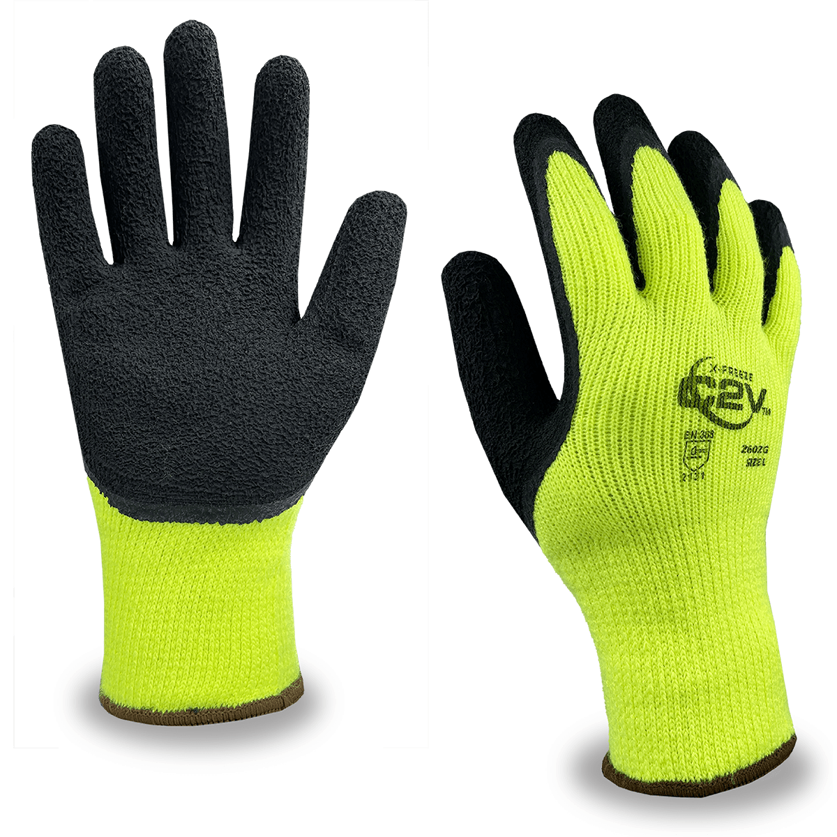 C2V X-FREEZE 2602G Cut Resistant Glove, A2 Cut