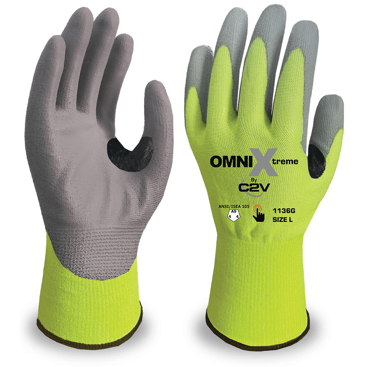C2V OMNI-Xtreme 1136G Cut Resistant Glove, A9 Cut