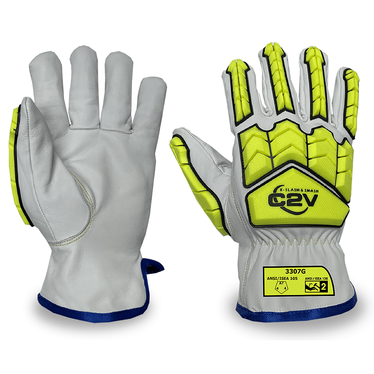 C2V X-SLASH & SMASH 3307G Impact Glove, A7 Cut