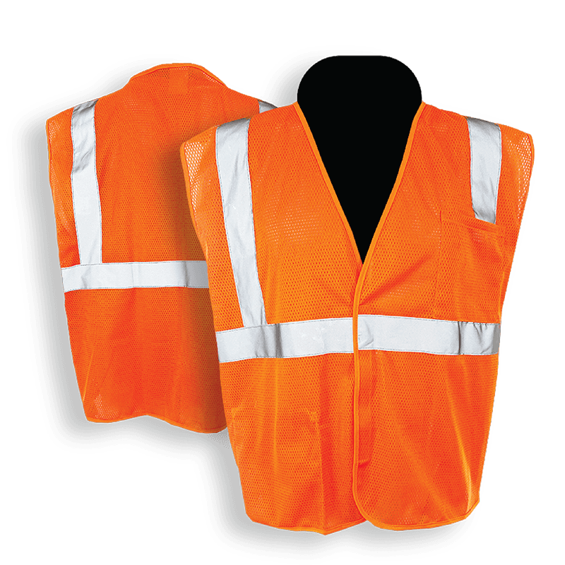 C2V X-CRASH 8V12O2H Safety Vest, Type R Class 2