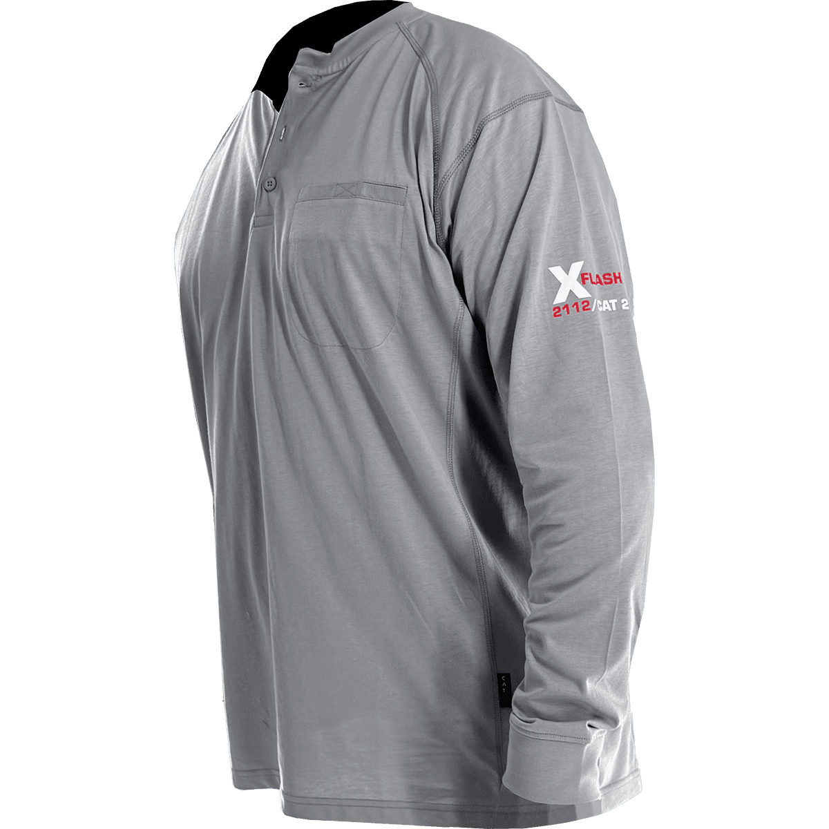 C2V X-FLASH 9400FG FR Henley, Silver Gray, NFPA 2112 CAT 2