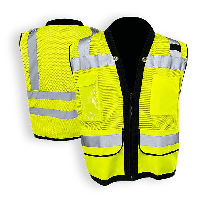 C2V X-CRASH 8V16G2H Safety Vest, Type R Class 2