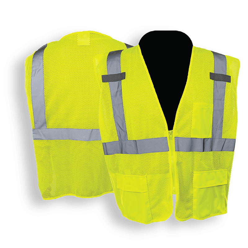 C2V X-CRASH 8V21G2H Safety Vest, Type R Class 2