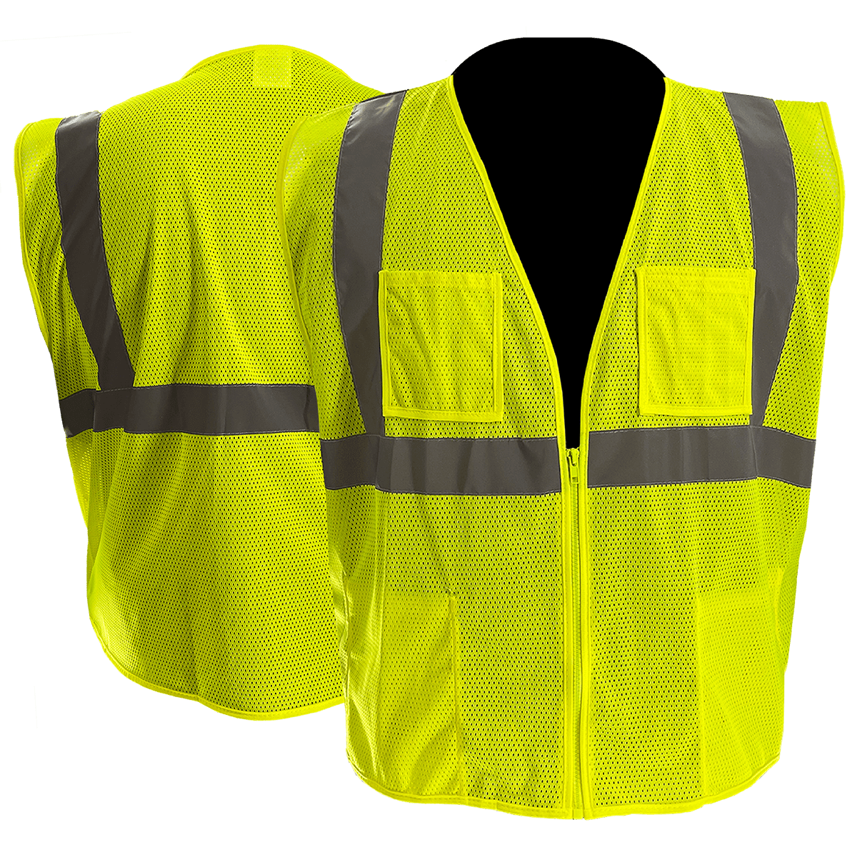 C2V X-CRASH 8V15G2H Safety Vest, Type R Class 2