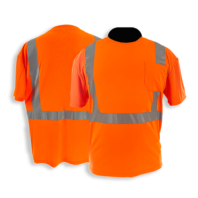 C2V X-CRASH 8T11O2H Safety T-Shirt, Type R Class 2