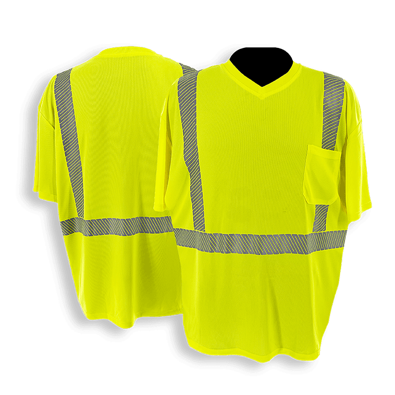 C2V X-CRASH 8T12G2H Safety T-Shirt, Type R Class 2