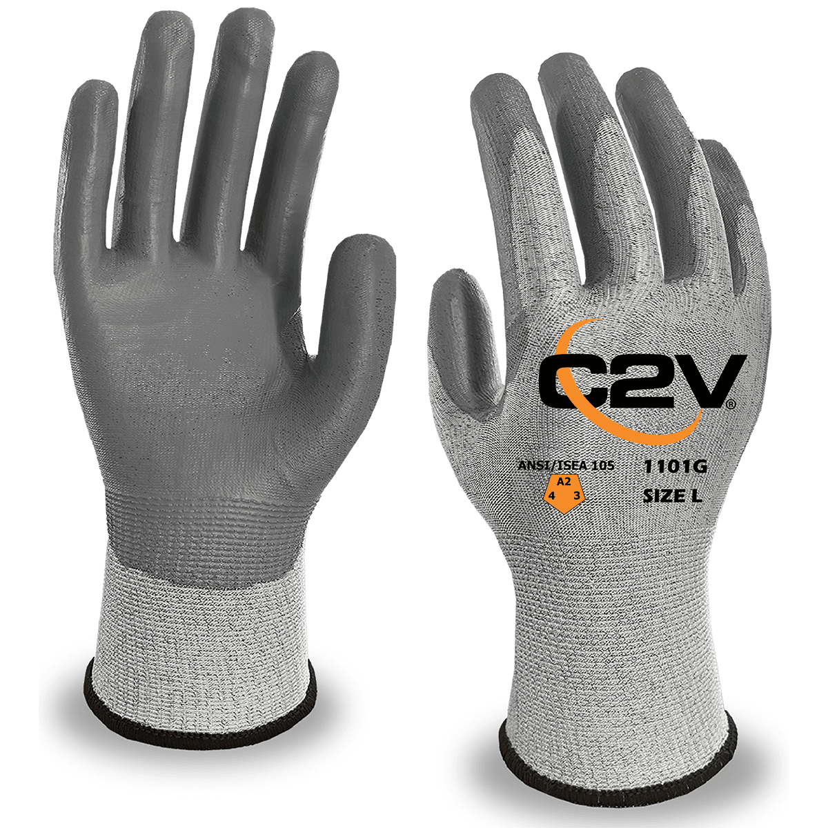 C2V X-SLASH 1101G Cut Resistant Glove, A2 Cut