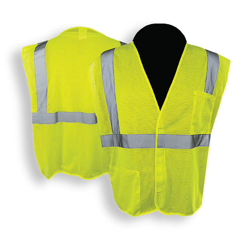 C2V X-CRASH 8V12G2H Safety Vest, Type R Class 2