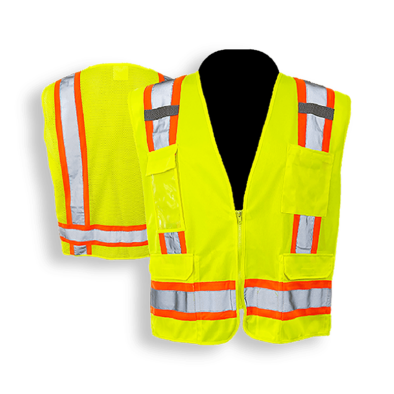 C2V X-CRASH 8V18G2H Safety Vest, Type R Class 2