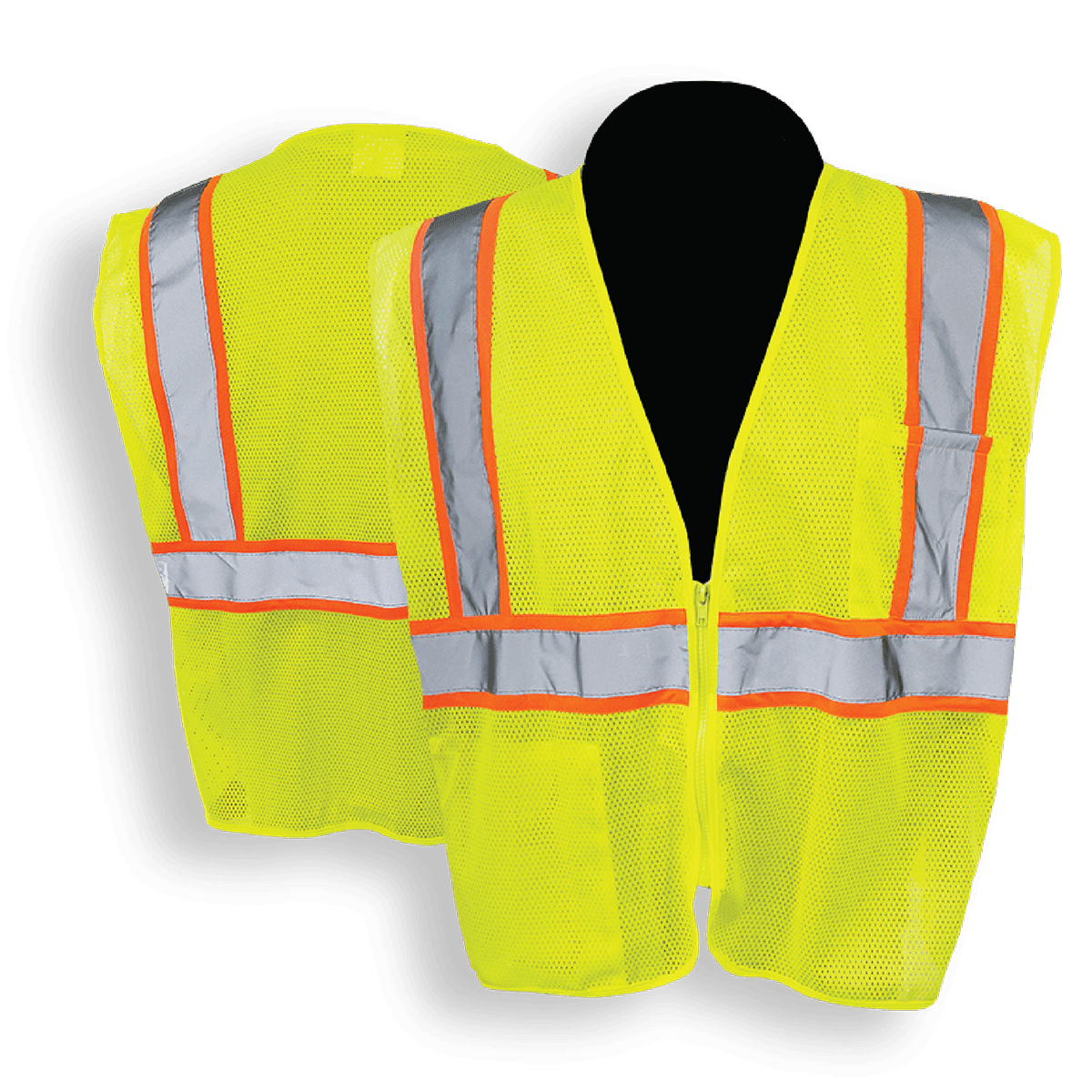 C2V X-CRASH 8V24G2H Safety Vest, Type R Class 2